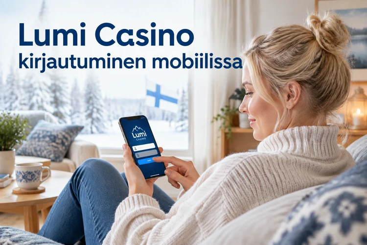 Lumi Casino kirjautuminen mobiilissa